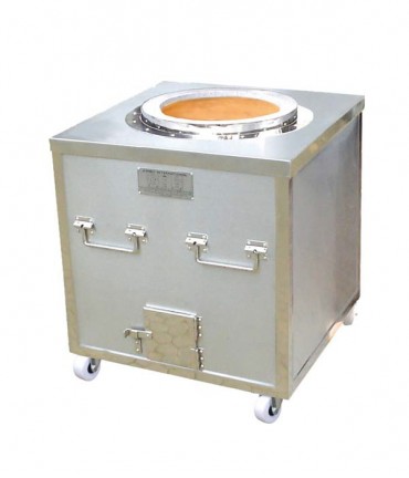 Charcoal Operated SS Tank Tandoor with Steel Top- 37” x 32” x 32”