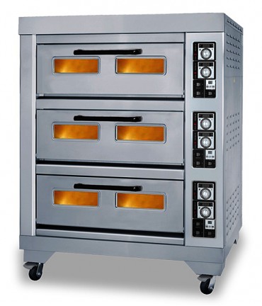 Electric Three Deck Oven-Premia