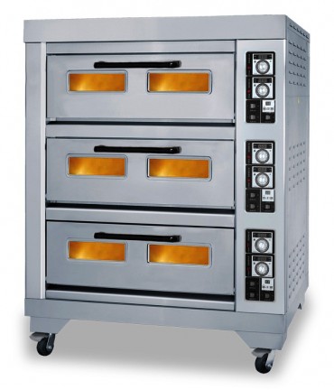 Gas Three Deck Oven-Premia