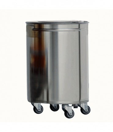Waste Bin with lid - SS