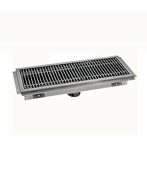 DRAIN TROUGH WITH GRATING- 1500x300x100