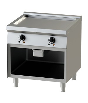 Electric - Fry Top- 8-75 Smooth Griddle with Open Cabinet