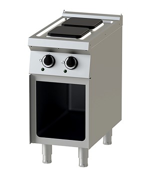 Electric - Hot Plate- 4-75 with Open Cabinet