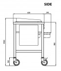 Teppanyaki Griddle Electric- Mobile