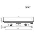 Teppanyaki Griddle-Electric 9-50-Drop-in