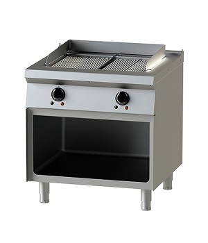 Electric - Vapour Grill- 8-75 with Open Cabinet