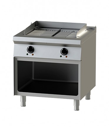 Electric - Vapour Grill- 8-75 with Open Cabinet