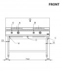 Wok Range Gas -13-70 Wok Euro Line- 2 Burner