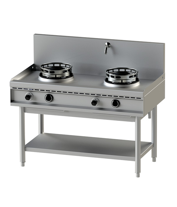 Wok Range Gas -13-70 Wok Euro Line- 2 Burner