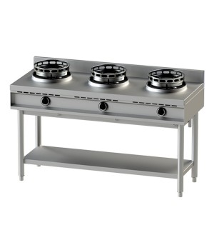 Wok Range Gas -15-60 Wok Euro Line- 3 Burner