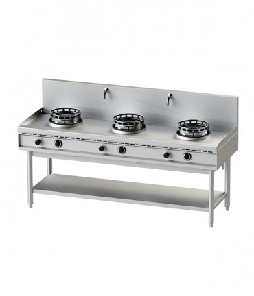 Wok Range Gas -20-70 Wok Euro Line- 3 Burner