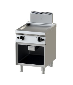 Gas - Fry Top- 6-75 -Smooth Griddle Surface with Open Cabinet