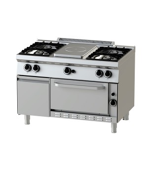 Gas - Hot Top- 12-75-4 Open Burner with Static Gas Oven