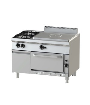 Gas - Hot Top- 12-75-with Open Burner & Static Gas Oven
