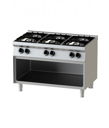 Gas - Range Open burner- 12-75- 6 burners