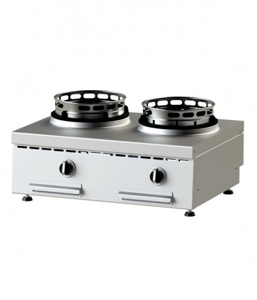 Wok Range Gas -7-55 Table Top- 2 Burner