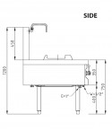 Wok Range Gas - 7-90- Kwalie High Pressure