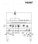 Wok Range Gas-12-75 Wok Kwalie 