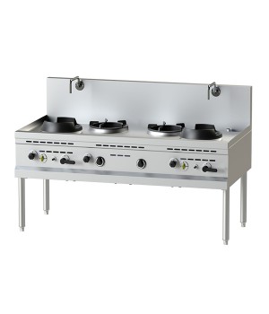 Wok Range Gas-80-90-W2-S2 Wok Kwalie 