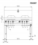 Wok Range Gas - 12-75 Wok Kwalie High Pressure