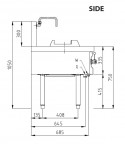 Wok Range Gas - 6-75 Wok Kwalie High Pressure