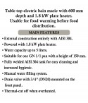 Table Top Electric Bain Marie