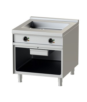 Electric - Griddle Pan- 8-90 with open cabinet