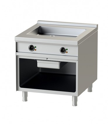 Electric - Griddle Pan- 8-90 with open cabinet