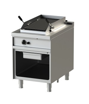 Gas- Charcoal Broiler- 6-90 Open Cabinet