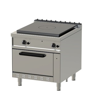 Gas - Hot Top- 8-90 with Static 2/1 GN Oven