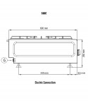 Table Top Gas Single Open Burner Broiler