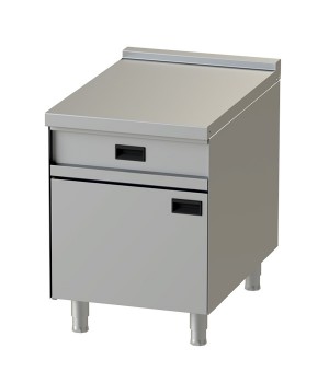 Neutral Counter Open cabinet with swing door- 6-90D